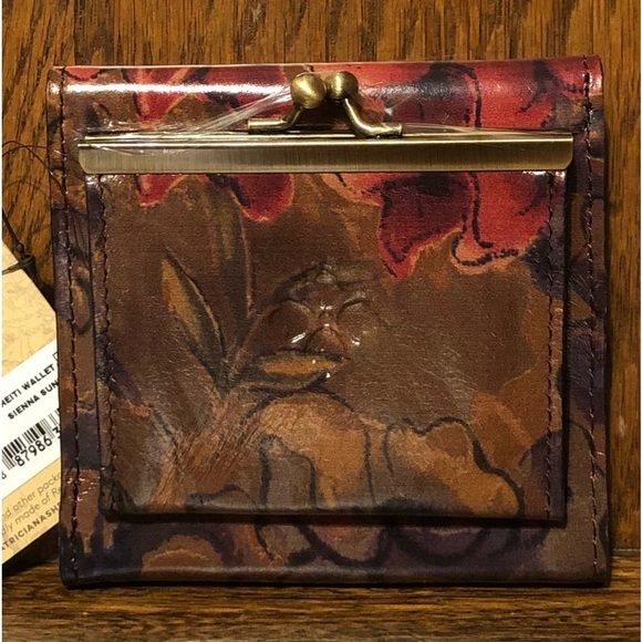 NWT-Patricia Nash-SET-Sienna Sunset-Zancona Tote & Reiti Trifold Wallet-$308 - Picture 13 of 16